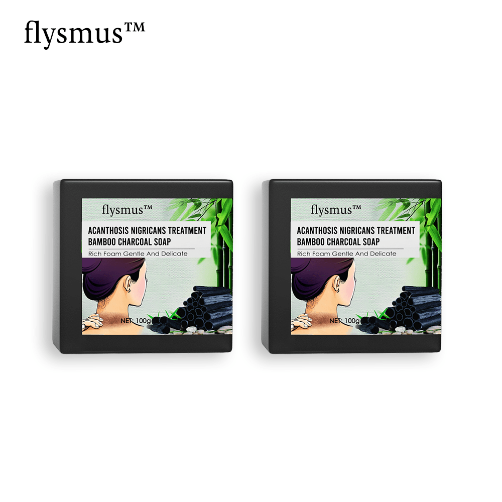 flysmus™ Acanthosis Nigricans Treatment Bamboo Charcoal Soap 1688 2pcs USD$32.97 ( 🔥$16.49/pc🔥 ) 