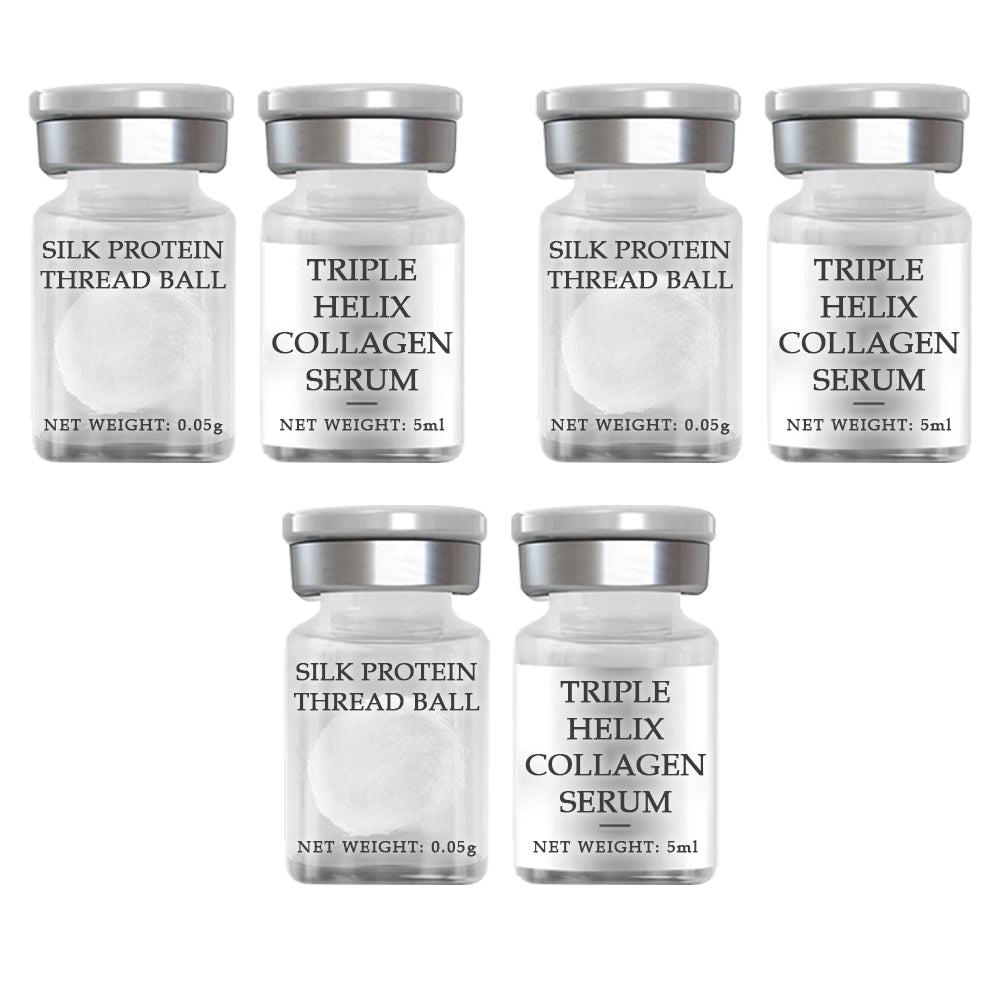 Soluble Silk Protein Thread Ball Collagen Serum JC WELL-HK041-Harris05 3 sets USD $29.97 ( $9.99/set ) 
