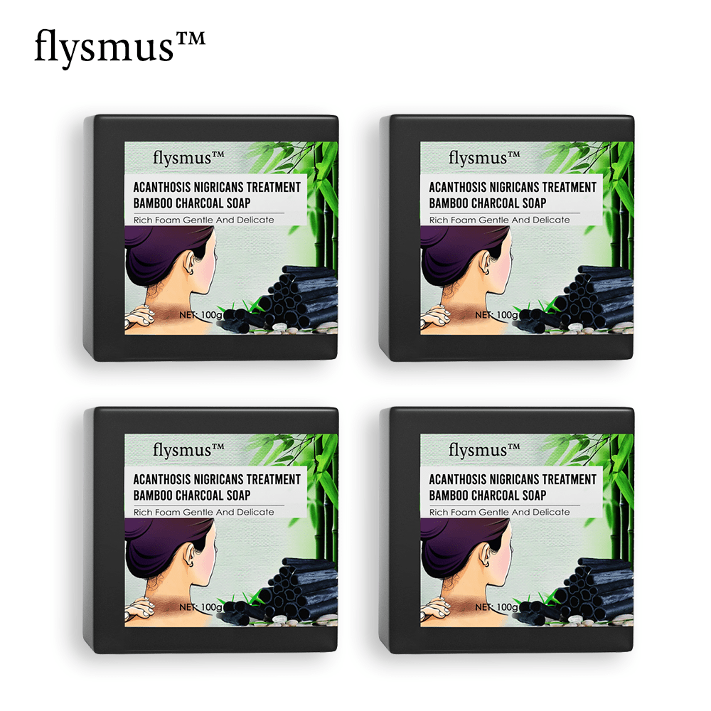 flysmus™ Acanthosis Nigricans Treatment Bamboo Charcoal Soap 1688 4pcs USD$49.97 ( 🔥$12.49/pc🔥 ) 