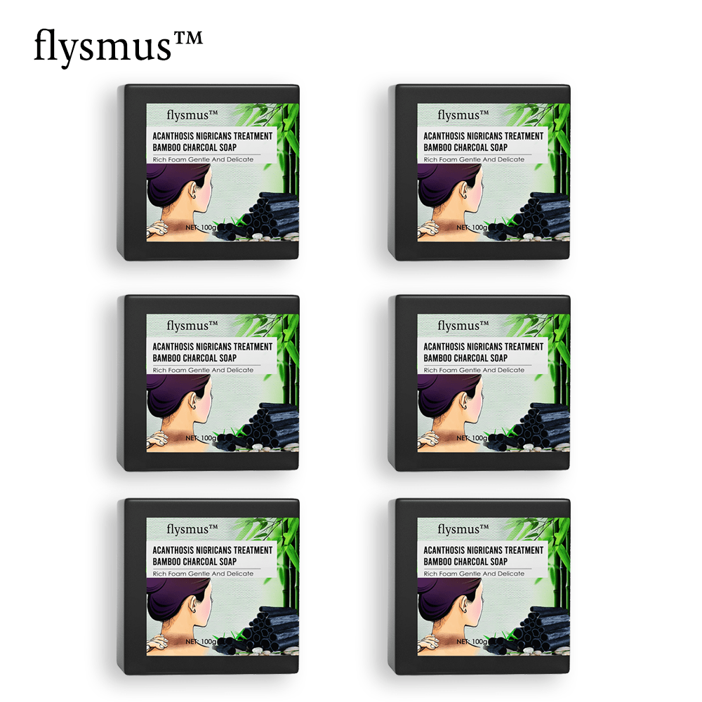 flysmus™ Acanthosis Nigricans Treatment Bamboo Charcoal Soap 1688 6pcs USD$69.97 ( 🔥$11.66/pc🔥 ) 