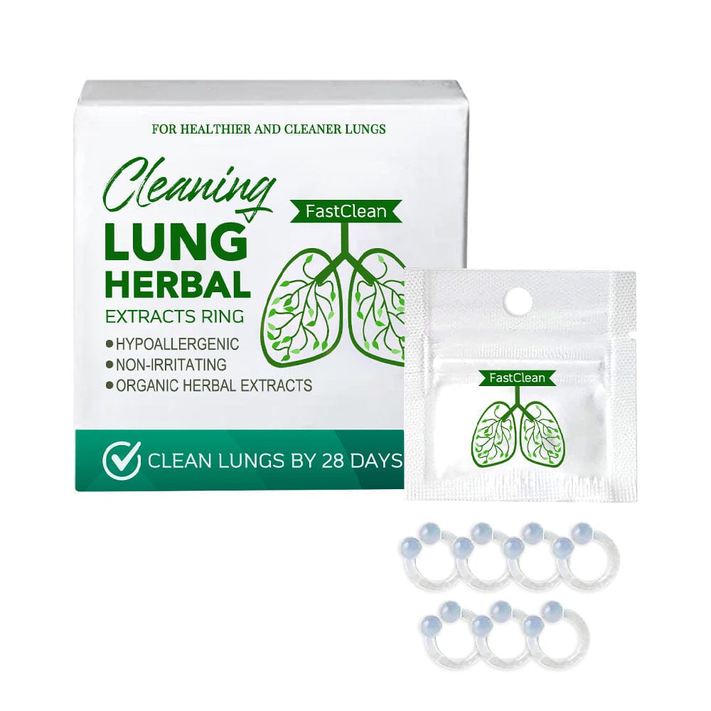 FastClean Cleaning Lung Herbal Extracts Ring AY 1688 1BOX (7pcs) - For a Week 