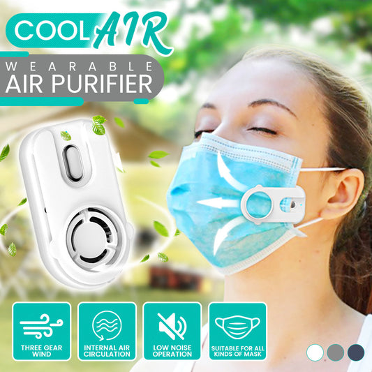 COOLAIR Wearable Air Purifier AY 1688 White 1PC ❄️💨 USD24.97 
