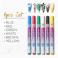 12 Colors Ultra Thin Curve Manicure Marker AY 1688 6PCS Set (G-Z001-G-Z006) 