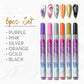 Blesswil 12 Colors Ultra Thin Curve Manicure Marker JC WELL-HK028-Harris01 1688 6PCS Set (G-Z007-G-Z0012) 