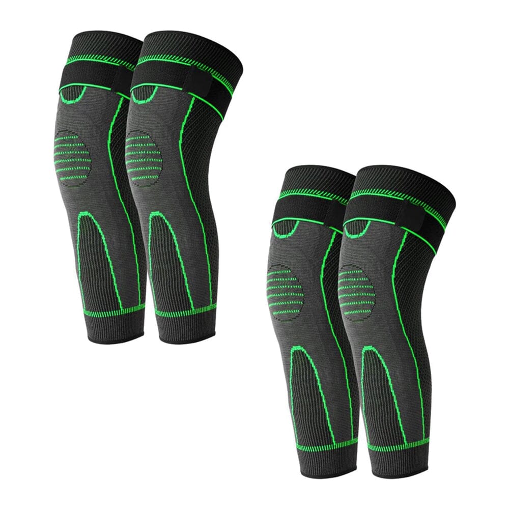 KNEECA Tourmaline Acupressure Selfheating Knee Sleeve AY 1688 2 Pairs 🔥70% OFF🔥 USD54.97 S (60 IBS-120 IBS) Green
