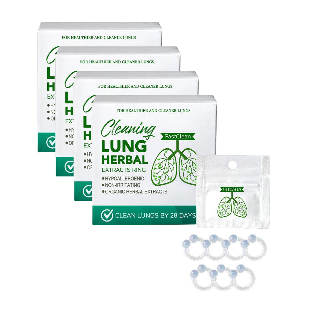 FastClean Cleaning Lung Herbal Extracts Ring AY 1688 4BOXES (28pcs) 🔥70% OFF🔥 - For 4 Weeks 