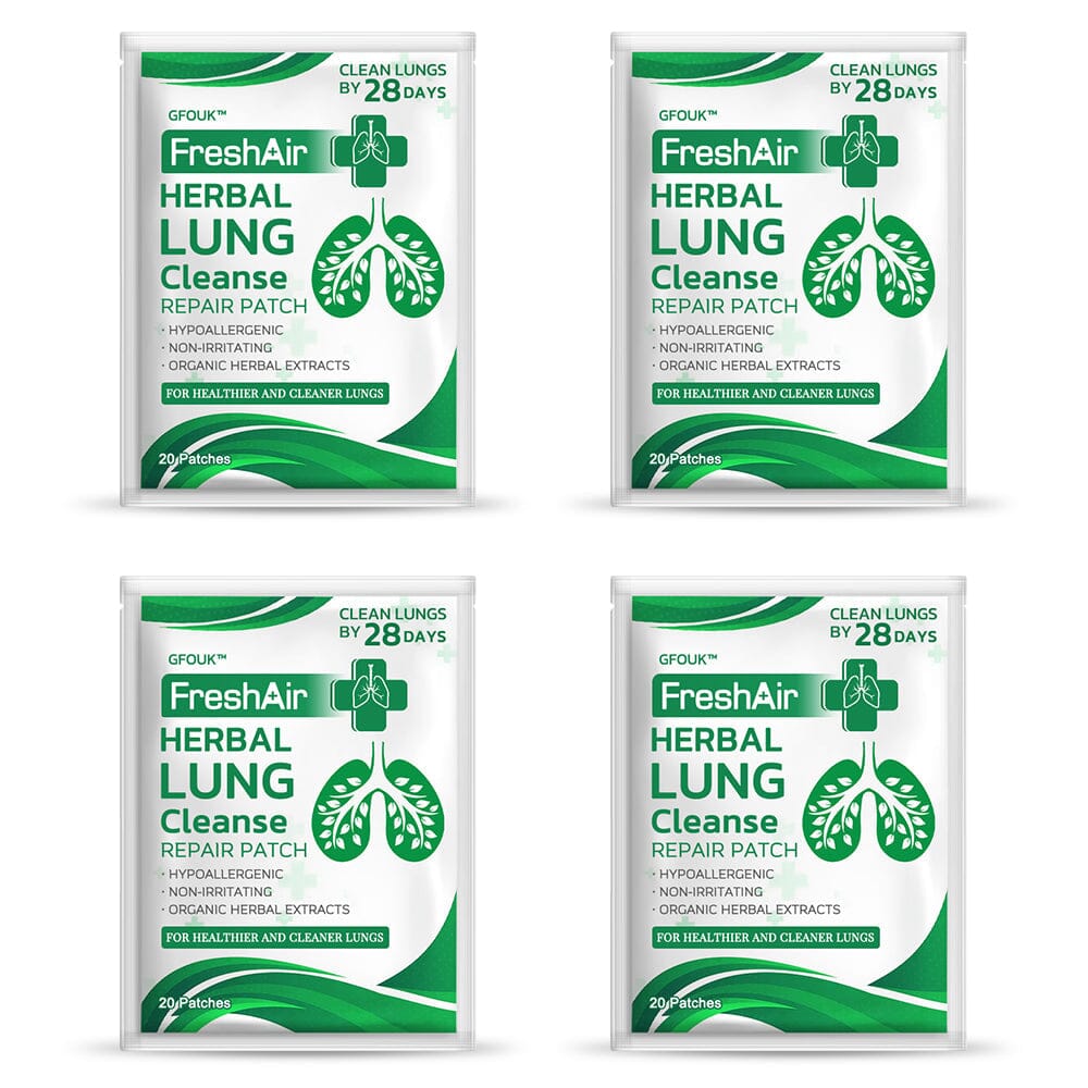 GFOUK™ FreshAir Herbal Lung Cleanse Repair Patch AY 1688 4PACKS (80patches) 🔥70% OFF🔥 USD59.97 
