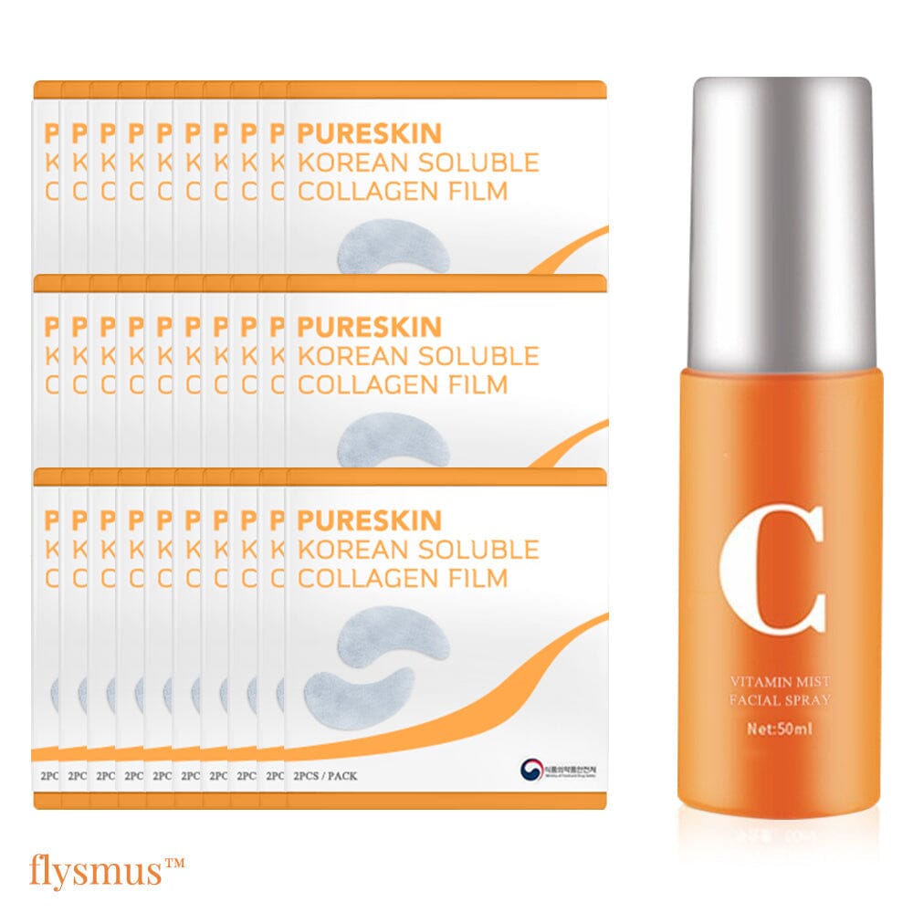 flysmus™ Pureskin Korean Soluble Collagen Film AY SA_Healquity - 1_Httpool 30 Boxes Collagen Film + Vitamin Mist 🔥80% OFF🔥 