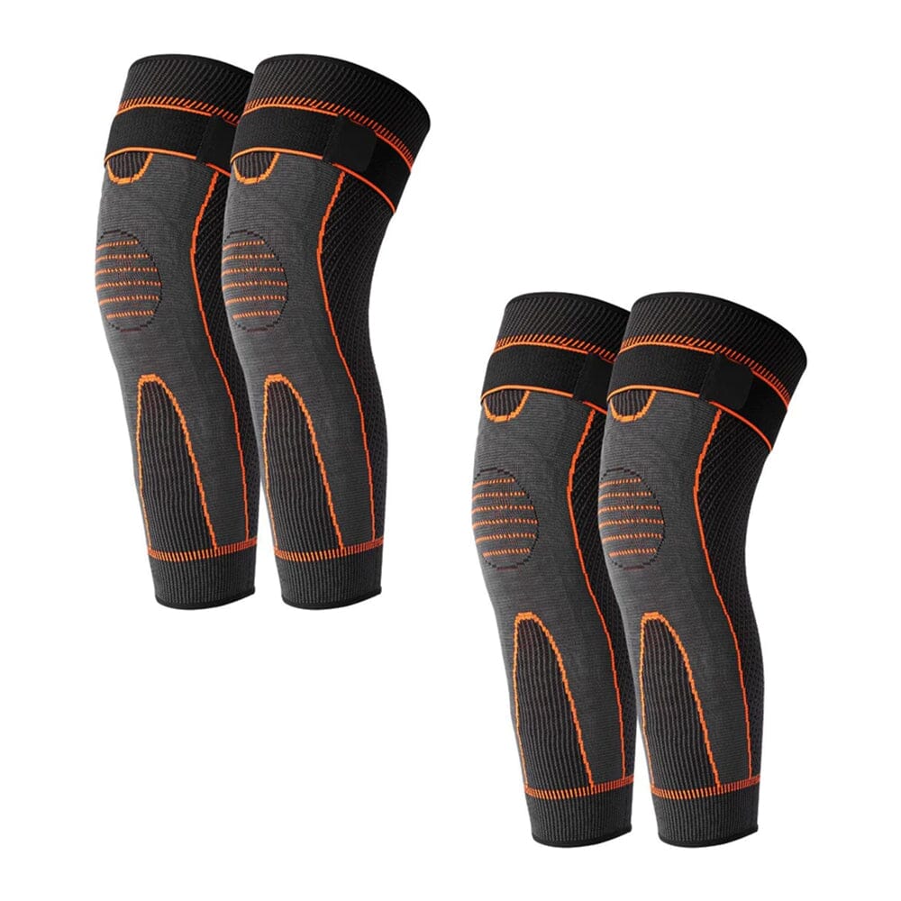 KNEECA Tourmaline Acupressure Selfheating Knee Sleeve AY 1688 2 Pairs 🔥70% OFF🔥 USD54.97 S (60 IBS-120 IBS) Orange