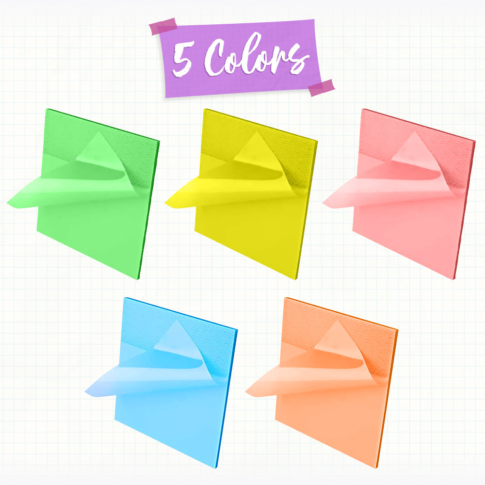 Translucent Sticky Notes AY 1688 1PC 5 Colors (Not include White) 