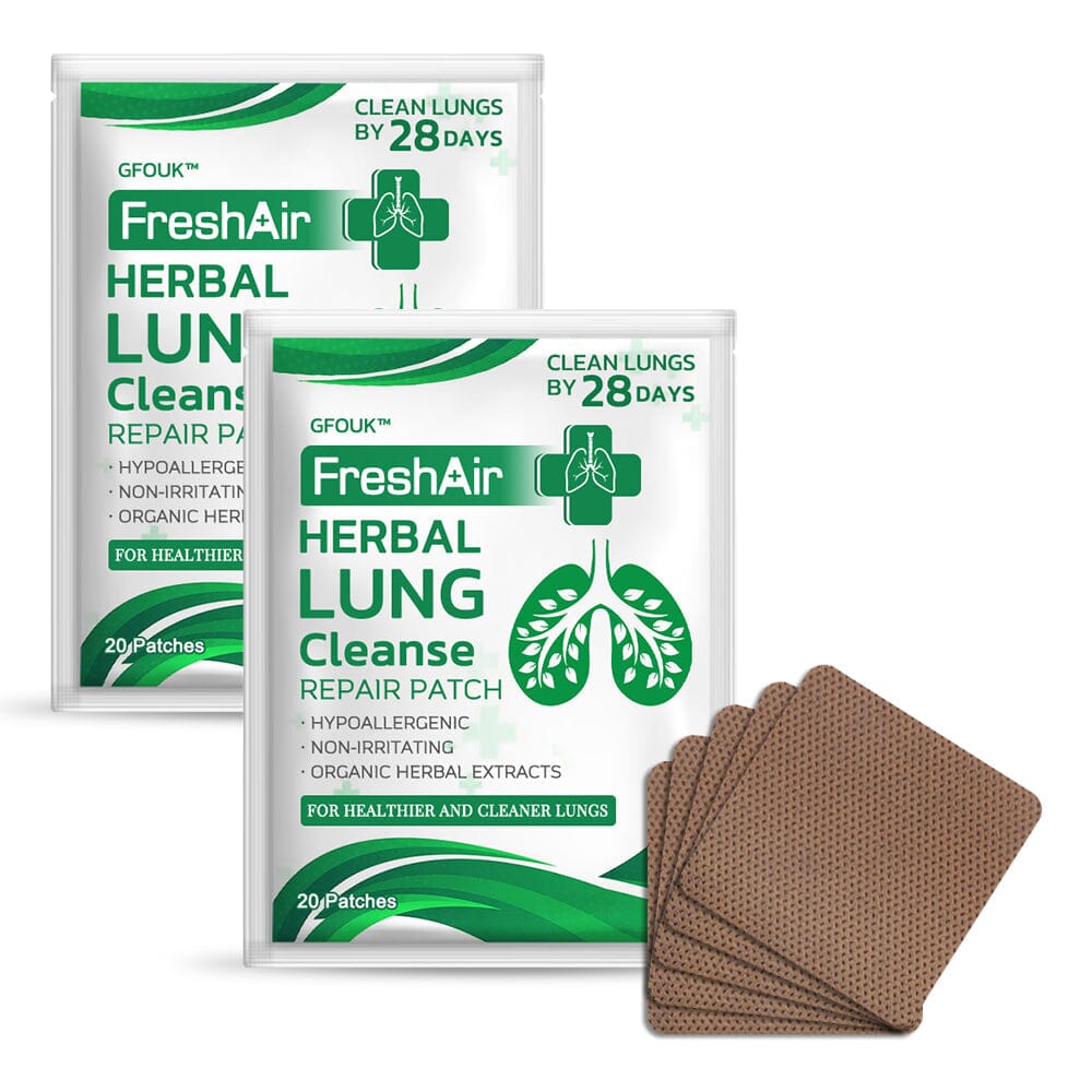 GFOUK™ FreshAir Herbal Lung Cleanse Repair Patch AY 1688 2PACKS (40patches) 🔥60% OFF🔥 USD34.97 