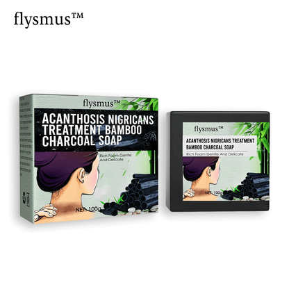 flysmus™ Acanthosis Nigricans Treatment Bamboo Charcoal Soap 1688 1pc USD$21.97 