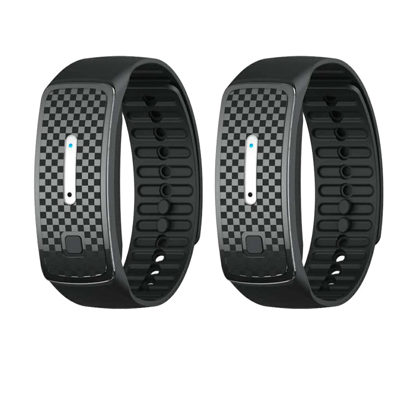 Matteo Ultrasonic Body Shape Wristband JC 1688 Black 2PCS - USD$39.97🔥30% OFF🔥($19.97/Box) 