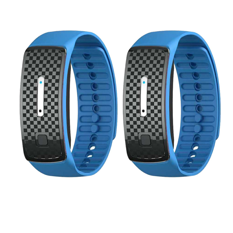Matteo Ultrasonic Body Shape Wristband JC 1688 Blue 2PCS - USD$39.97🔥30% OFF🔥($19.97/Box) 
