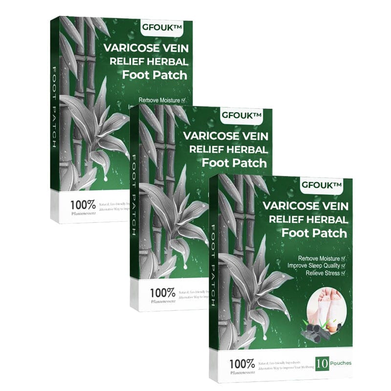 GFOUK™ Varicose Vein Relief Herbal Foot Patch JC 1688 3BOXES⭐For 30 TImes⭐ - USD$44.97🔥30% OFF🔥($15/Box) 